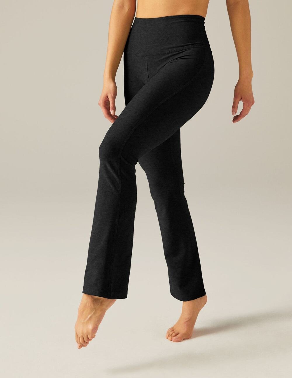 Beyond Yoga Spacedye Practice High Waisted Bootcut Darkest Night Soft Athleisure